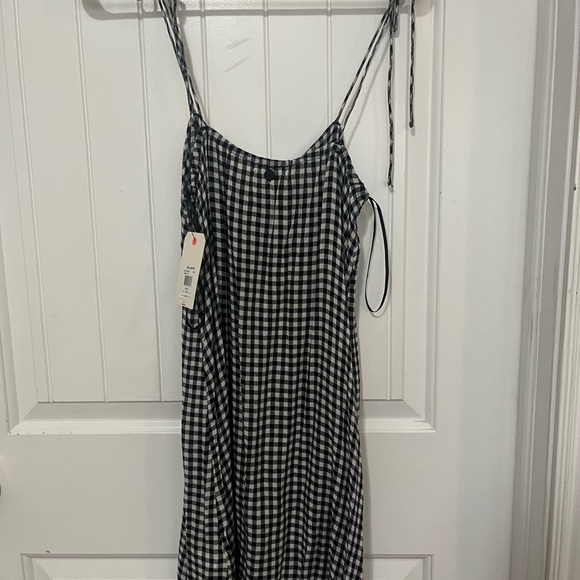Billabong Sweet Pie Dress in Black and White Gingham - Picture 5 of 7